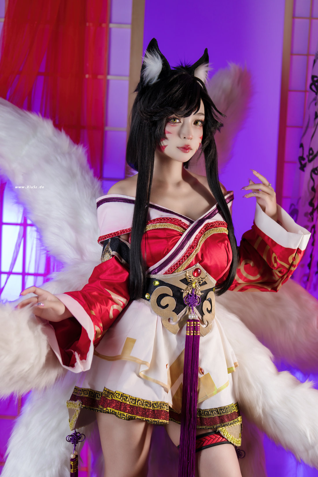 Umeko J – NO.099 cosplay Ahri League of Legends [119P]
