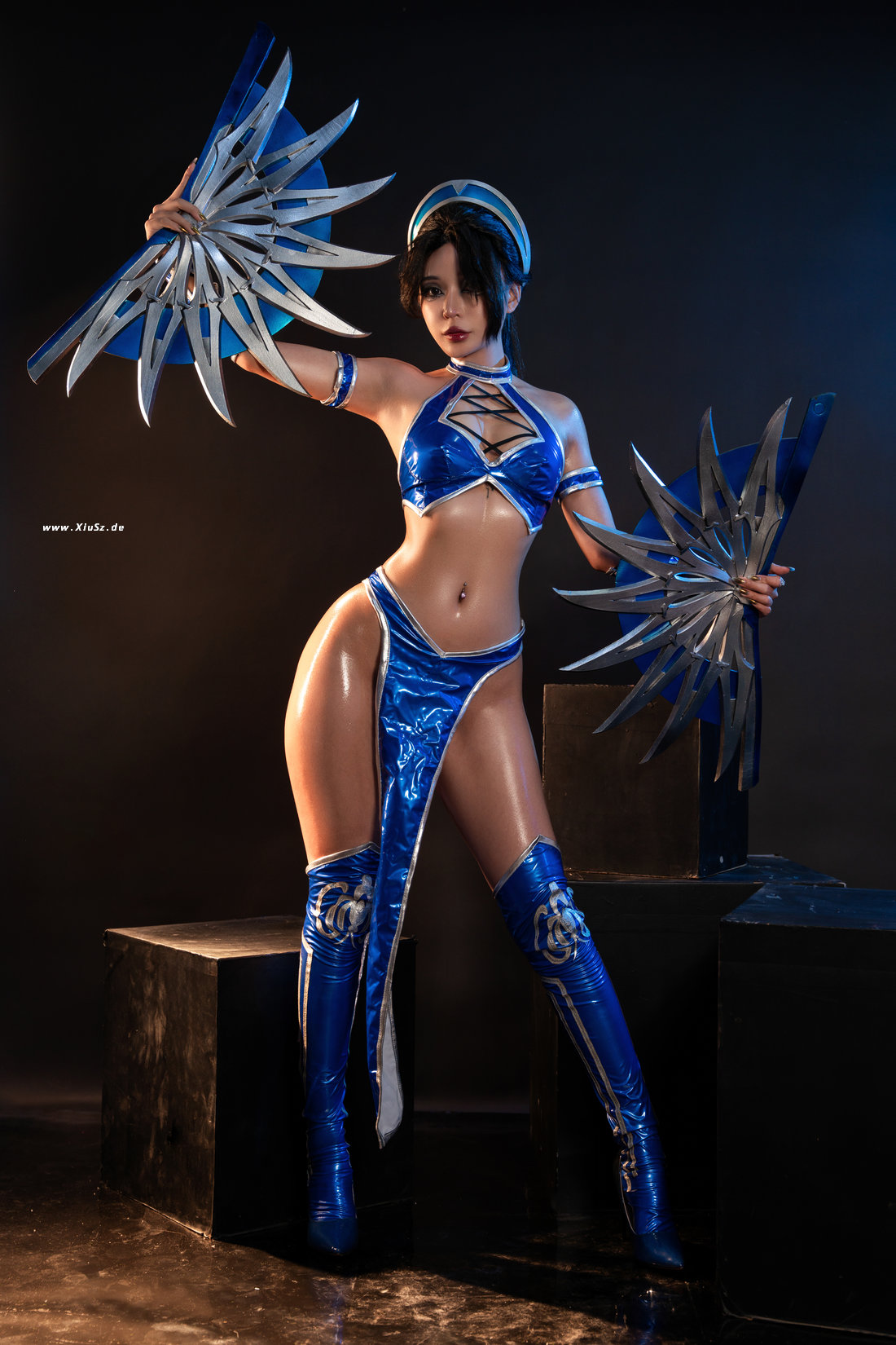 Umeko J – NO.080 cosplay Kitana Mortal Kombat [118P]