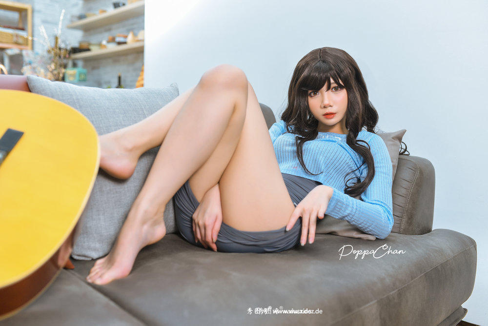 PoppaChan – NO.017 Hitomio - Guitar girl (NSFW - Sexy and Lewd content) [30P+6V／270MB]