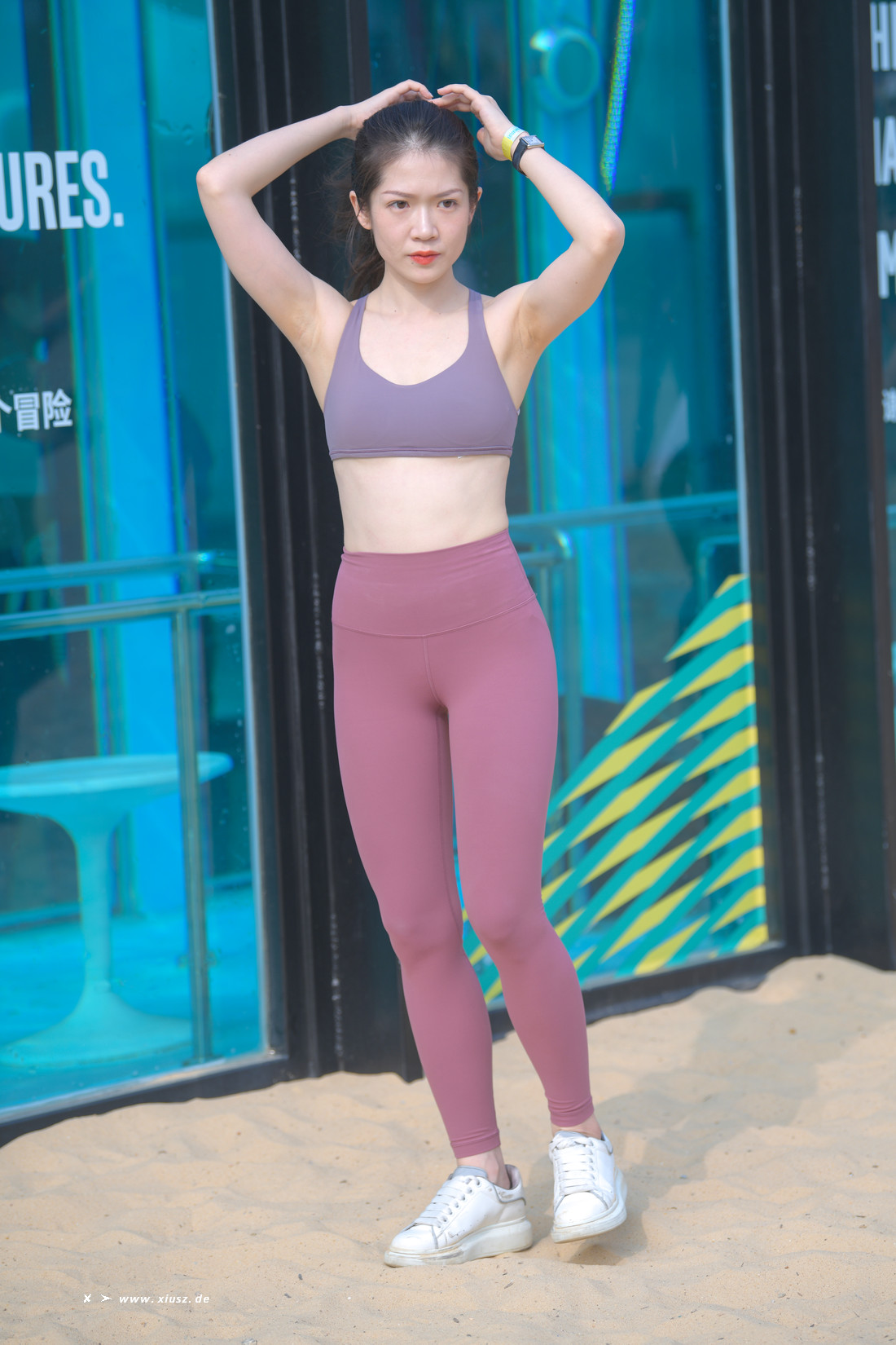 [精选街拍] Vol.318 甜美粉色瑜伽 [139P]